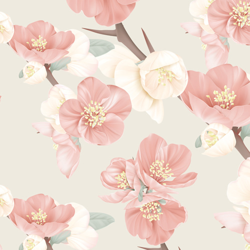 flower_cherry blossom_gray